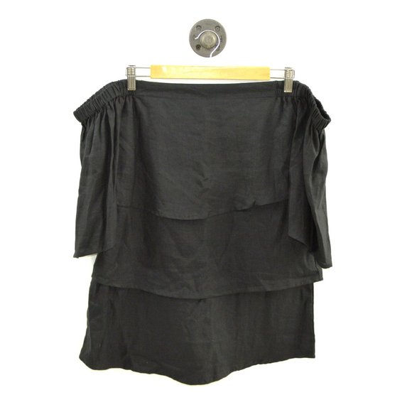 SIR Off the Shoulder Linen Tunic Top #192-16 - Picture 1 of 3